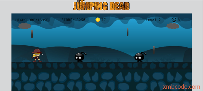 死亡跳跃JavaScript游戏项目源码