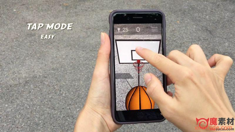 Unity AR投篮游戏源码AR Basketball GO Augmented Reality