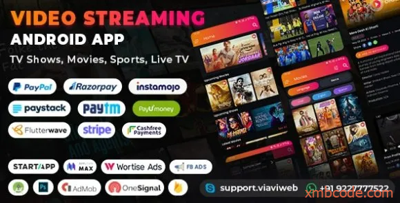 Video Streaming v1.4 – Android 应用程序（电视节目、电影、体育、视频流、直播电视）